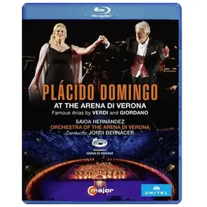 C MAJOR Placido Domingo aux Arènes de Vérone  Airs d'opéras de Verdi et Giordano Blu-ray pas cher