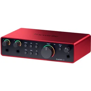 Focusrite Scarlett 4th Gen 2i2 Studio Bundel - USB audio interface, 2 in / 2 uit