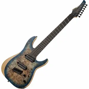 Schecter Reaper-7 Multiscale Satin Sky Burst