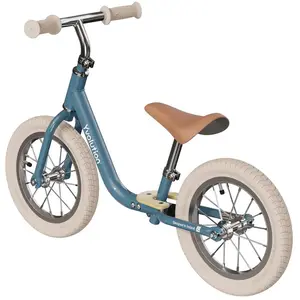 Yvolution Velo Classic 12" Loopfiets   Vintage Balansfiets Blauw   Eco...