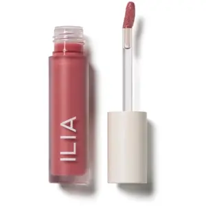 ilia Natural Balmy Gloss Huile à lèvres teintée non toxique sans cruauté envers les animaux Clean Beauty Tahiti Corail brûlé