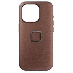 Peak Design - Mobile Everyday Fabric Case iPhone 15 Pro v2 - RedwoodVendu pargalaxus
