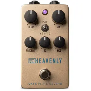 Comparateur de prix : Universal Audio Uafx Heavenly Plate Reverb Pédale D'effet Pour Guitare