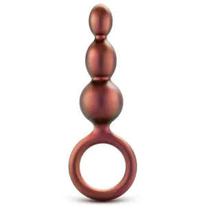 Anal Adventures Matrix - Beaded Loop Anaal Plug - Koper