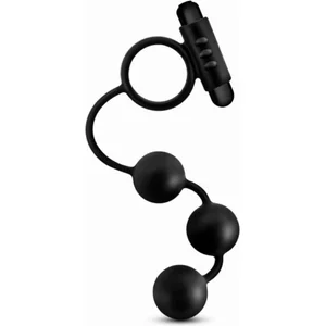 Comparateur de prix : Anal Adventures Platinum - Anaal Kralen Met Vibrerende Cockring