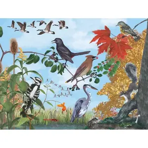 New York Puzzle Company Puzzel Autumn Trail - 1000 stukjes pas cher