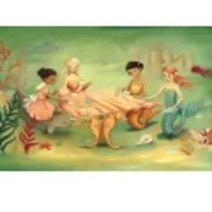 New York Puzzle Company Mermaid Tea Party - 60 pieces pas cher