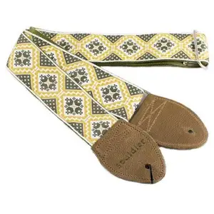 Souldier Rustic - Gold/Olive gitaarband pas cher