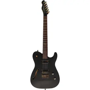 Chapman Guitars SAR63 Chris Robertson Signature Slate Black semi-akoestische gitaar pas cher