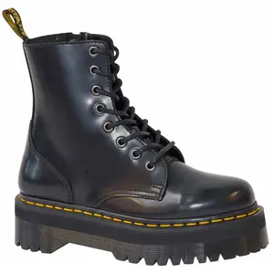 Comparateur de prix : Dr Martens Dr Martens Boots Plateformes Jadon - Black Polished Smooth - 38