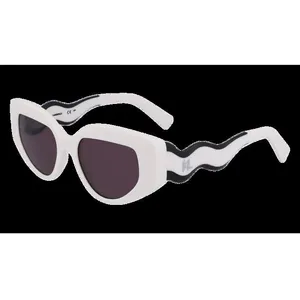 Lunettes de Soleil - KARL LAGERFELD - KL6144S - Aviator - Femme - Blanc pas cher