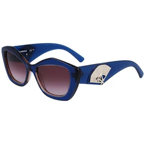 Lunettes de Soleil - KARL LAGERFELD - KL6127S - Aviator - Femme - Bleu pas cher