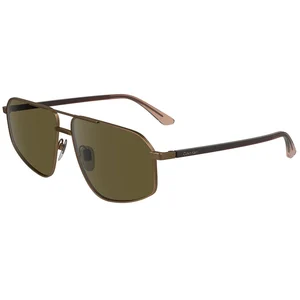 Calvin Klein Lunettes de soleil, Or ambre mat, taille unique pas cher