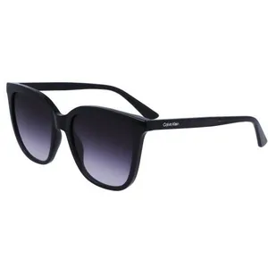 Calvin Klein Sunglasses Mixte, Black/Grey Shaded, Taille unique