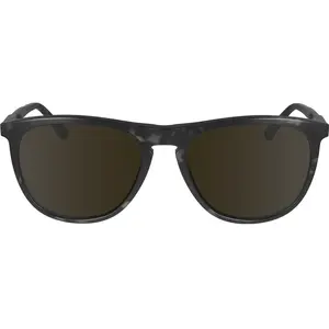 Calvin Klein CK24508S Lunettes de soleil, 017 Black Havana, 55, 017 Black Havana, 55