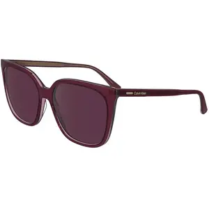 Calvin Klein Lunettes de soleil, 613 Cerise/Rose, 56 pas cher