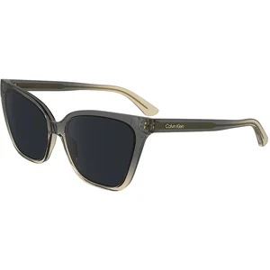 Calvin Klein Lunettes de soleil, 039 Gris/Beige, 57 pas cher