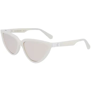 Calvin Klein Jeans Lunettes de soleil, 100 Blanc, taille unique pas cher
