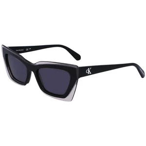 Calvin Klein Lunettes de soleil femme, Cristal noir, taille unique pas cher