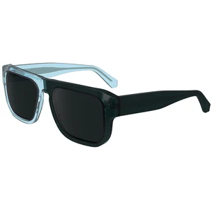 Calvin Klein Lunettes de soleil homme, Bleu ciel à bleu nuit, taille unique pas cher