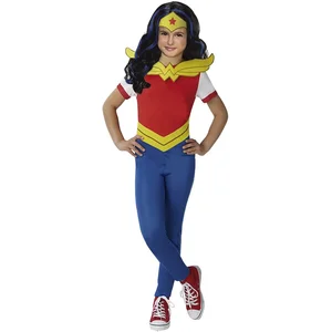 Rubie's 630575-XL Déguisement de Wonder Woman avec perruque pour enfant 9-10 ans pas cher