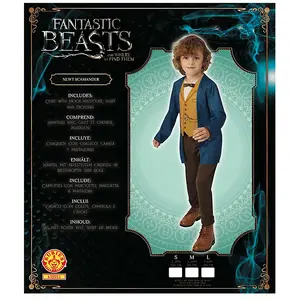 Rubie's Verkleedpak Newt Scamander Blauw 3-delig Mt 116 pas cher