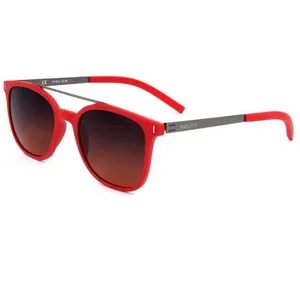 Lunettes de soleil Police SPL169 WAGER 1-7FZP Rouge - Argent mat pas cher