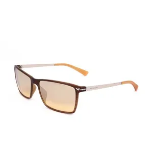 Lunettes de soleil - Police - Aviator - Noir - Gris - Protection UV 2 pas cher