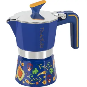 Pedrini 2TZ FRIDA KAHLO, bleu, Cafetière moka, Bleu