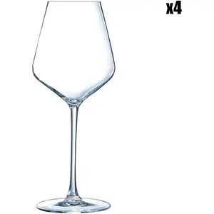 Verre à pied - Cristal darques - Ultime - 38 cl - Transparent - Lot de 4 pas cher