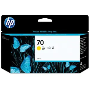 Original Ink Cartridge HP 70 Yellow pas cher