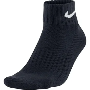 Nike Value Cotton Cushion Quarter Sportsokken - Maat 42 - Unisex - zwart/wit Maat 42-46 pas cher
