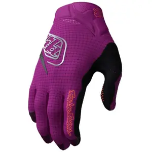 Troy Lee Designs, Garçons, Gants, Air Handschuh, Mono, light fuchsia, youth XL, Noir, Violet, (XL) pas cher