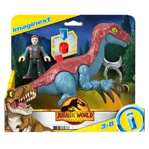Fisher-Price Figurines Jurassic World Slasher Dino et personnage
