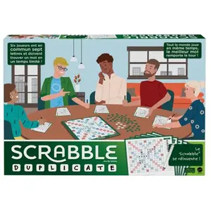 Jeu de société Mattel Scrabble Duplicate pas cher