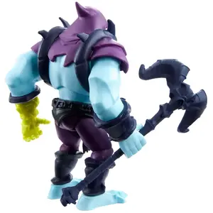Mattel Masters Of The Universe - Musclor et les Maîtres de l’Univers - Figurine Skeletor Articulée - Fonction d'Attaque à Ressort - 14 cm - Cadeau dès 4 ans, HBL67 pas cher