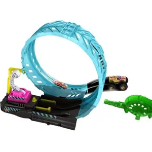 Jouet - HOT WHEELS - Looping Monster Trucks - Blanc - Phosphorescent - 3 ans et plusVendu parcdiscount