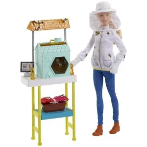 Mattel Barbie - Barbie Coffret Metiers  Apicultrice - 3 Ans Et + pas cher