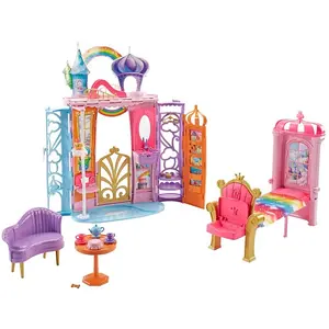 Mattel Château Arc-En-Ciel Transportable Barbie Dreamtopia pas cher