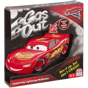Disney Jeu de société - MATTEL - CARS - Gas Out Cars - Flash McQueen - Enfant 5 ans et plus pas cher