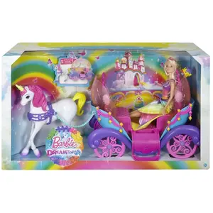 Mattel Barbie - Carrosse Arc-En-Ciel pas cher