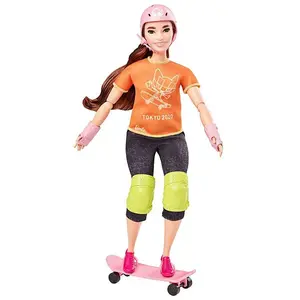 Mattel Barbie Jeux Olympiques Tokyo 2020 Championne De Skateboard pas cher
