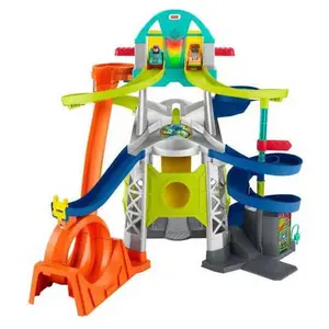 Mattel Fisher-Price - Little People - Circuit Avec Lanceur Et Loopings pas cher