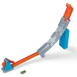 Hot Wheels piste d'escalade Champion garçons bleu/orange pas cher