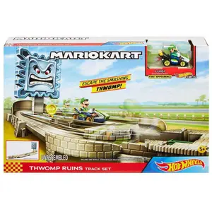 Playset Hot Wheels Mario Kart Piste de Course Fleurs avec Voiture KartVendu parbol