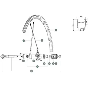 Mavic Jante Arrière R-sys SlrVendu parbikeinn