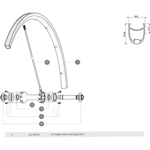 Mavic Jante Avant R-sys Slr pas cher