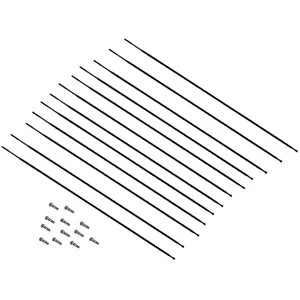 Mavic Aksium Elite Ust/ksyrium Ust Achterste Rechter Spaken 12 Eenheden Zwart 275 mm pas cher