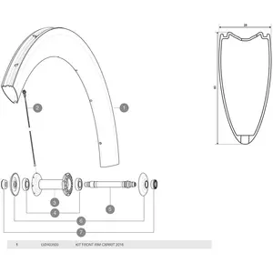 Mavic Jante Avant Cxr Uiltimate 60 Tubular pas cher