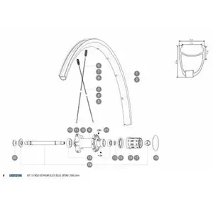 Mavic Rayons Ksyrium Elite 2016-17 Trasero Izquierdo 10 Unidades pas cher